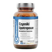 Pharmovit Clean Label Czynniki lipotropowe Metabolizm tłuszczów, kapsułki, 60 szt.