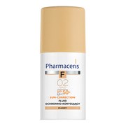 Pharmaceris F, fluid ochronno-korygujący, Sand 02, SPF 50+, 30 ml