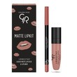 Golden Rose Matte Lipkit, zestaw do makijażu ust, nude, 7,6 g