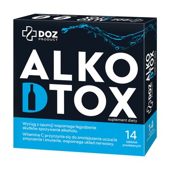 DOZ PRODUCT Alkodtox, tabletki powlekane, 14 szt.