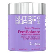 Nutriburst FemBalance, żelki, smak truskawkowy, 60 szt.