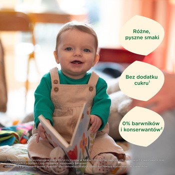 BoboVita, mus jagody i jabłka z bananem, 6 m+, 80 g