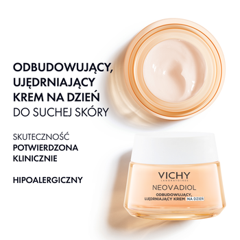 Vichy Neovadiol Kompleks Uzupełniający, odbudowujący i ujędrniający krem na dzień dla skóry suchej, 50 ml