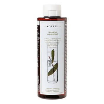 Korres, szampon przeciwłupieżowy z wyciągiem z liścia laurowego i echinacei, 250 ml