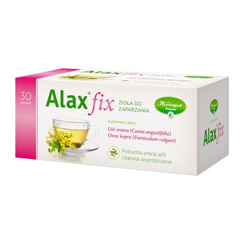 Alax fix, zioła do zaparzania w saszetkach, 30 szt.