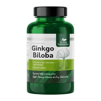 Ginkgo biloba Dr Ewa Dąbrowska, kapsułki, 60 szt.