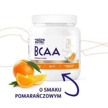ALE BCAA Orange Flavor, proszek, 500 g