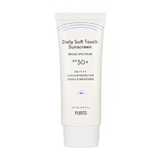 Purito Daily Soft Touch Sunscreen SPF 50+ PA++++, codzienny krem przeciwsłoneczny z ceramidami, 60 ml