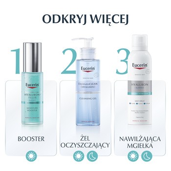 Eucerin Hyaluron-Filler Booster nawilżenia na noc, 50 ml