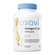 Osavi Omega-3 + D3 Immuno, kapsułki miękkie, smak cytrynowy, 120 szt.