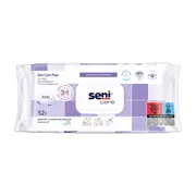 Seni Care Maxi, chusteczki pielęgnacyjne 3w1, 52 szt.