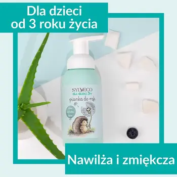 Sylveco dla dzieci 3+, borówkowa pianka do rąk, 290 ml