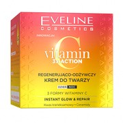 Eveline Vitamin C 3x Action, regenerująco-odżywczy krem do twarzy, 50 ml