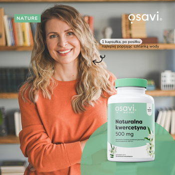 Osavi Naturalna kwercetyna 500 mg, kapsułki, 120 szt.
