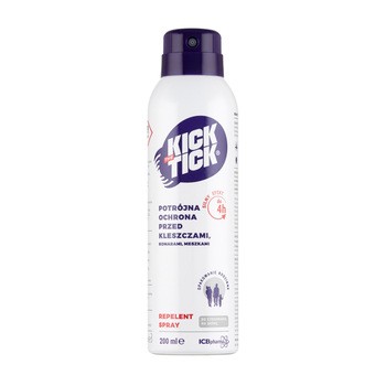 Kick the Tick Max Repelent Plus, aerozol przeciw komarom i kleszczom, 200 ml