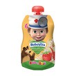 BoboVita Masza i Niedźwiedź, mus truskawka, jabłko i banan z napojem owsianym, 6 m+, 100 g