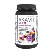 Akavit Multi witaminy i minerały, kapsułki twarde, 60 szt.