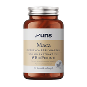 Uns Maca + Bioperine, kapsułki, 90 szt.