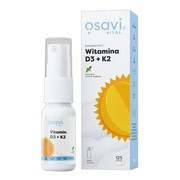 Osavi Witamina D3 + K2, spray doustny, smak miętowy, 25 ml