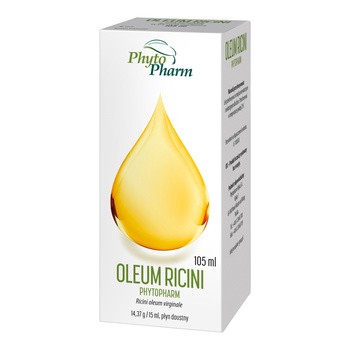Oleum Ricini, płyn doustny, (Phytopharm), 105 ml