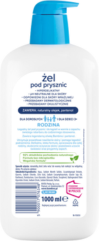 Bambino Rodzina, żel pod prysznic o zapachu rabarbaru, 1000 ml