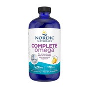 Nordic Naturals Complete Omega 1270 mg, płyn, smak cytrynowy, 473 ml