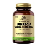 Solgar Lukrecja wyciąg z korzenia, kapsułki, 60 szt.