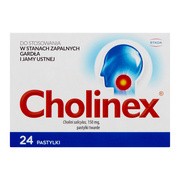 Cholinex, 150 mg, pastylki do ssania, 24 szt.