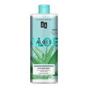 AA Aloes, 100% Aloe Vera Extract, płyn micelarny łagodząco-nawilżający, 400 ml