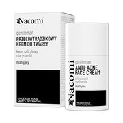Nacomi Gentelman, przeciwtrądzikowy krem do twarzy matujący, 50 ml