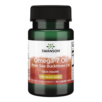 Swanson Omega-7 Oil from Sea Buckthorn Oil, kapsułki, 30 szt.
