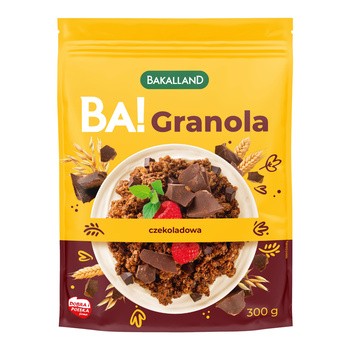 Bakalland Ba! granola czekoladowa, 300 g