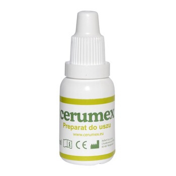 Cerumex, preparat do higieny uszu, 15 ml