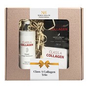 Noble Health, Zestaw Class A Collagen TRIO, krem rozświetlający na dzień, 50 g + krem liftingujący na noc, 50 g + tonik, 200 g