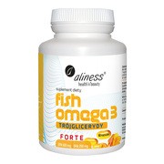Aliness Fish Omega 3 Forte Trójglicerydy, kapsułki miękkie, 60 szt.