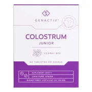 Genactiv Colostrum Junior Czarny Bez, tabletki do ssania, 60 szt.