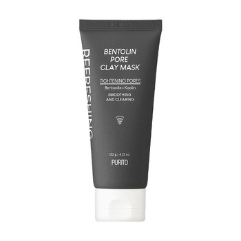 Purito, Bentolin Pore Clay Mask, maska odświeżająco oczyszczająca, 120 g