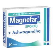 Magnefar B6 Spokój, tabletki, 30 szt.