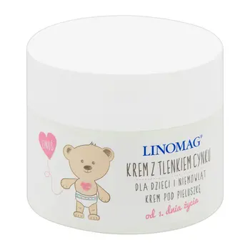 Linomag, krem z tlenkiem cynku dla dzieci i niemowląt, 50 ml
