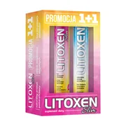 Zestaw Litoxen Slim, tabletki musujące, 20 szt. + Litoxen, tabletki musujące, 20 szt.