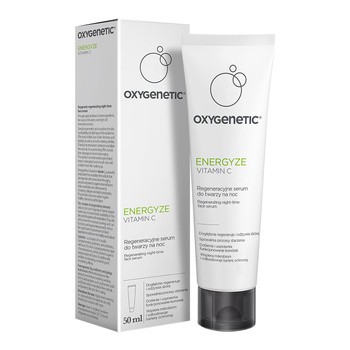 Oxygenetic Energyze Vitamin C, serum regeneracyjne do twarzy na noc, 50 ml