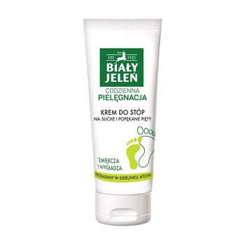 Biały Jeleń, krem do stóp na suche i popękane pięty, 75 ml