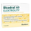 Dicodral 60, elektrolity, smak bananowy, 12 saszetek