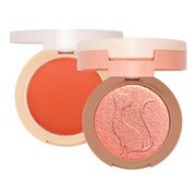 J.Cat Beauty 2 in 1 Piece of Cake Blush + Highlighter, róż i rozświetlacz 2 w 1 106 See you Tomato, 12,1 g
