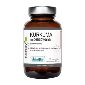 KENAY Kurkuma micelizowana, kapsułki, 60 szt.