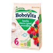 BoboVita, kaszka mleczno-ryżowa o smaku owoców leśnych, 6m+, 230 g