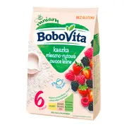 BoboVita, kaszka mleczno-ryżowa, owoce leśne, 6 m+, 230 g
