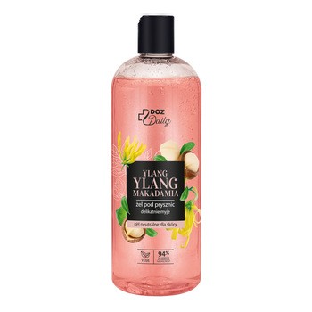 DOZ Daily, żel pod prysznic, Ylang Ylang Makadamia, 500 ml