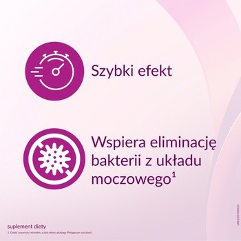 Urinal Fast Effect, tabletki musujące, smak żurawinowo-jagodowy, 20 szt.