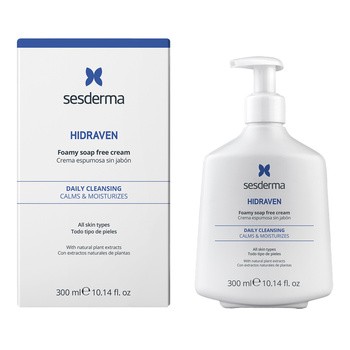 Sesderma Hidraven, pienisty krem bez mydła, 300 ml
